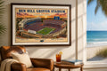 Ben Hill Griffin Football Stadium Art Print / Florida Football Wall Decor